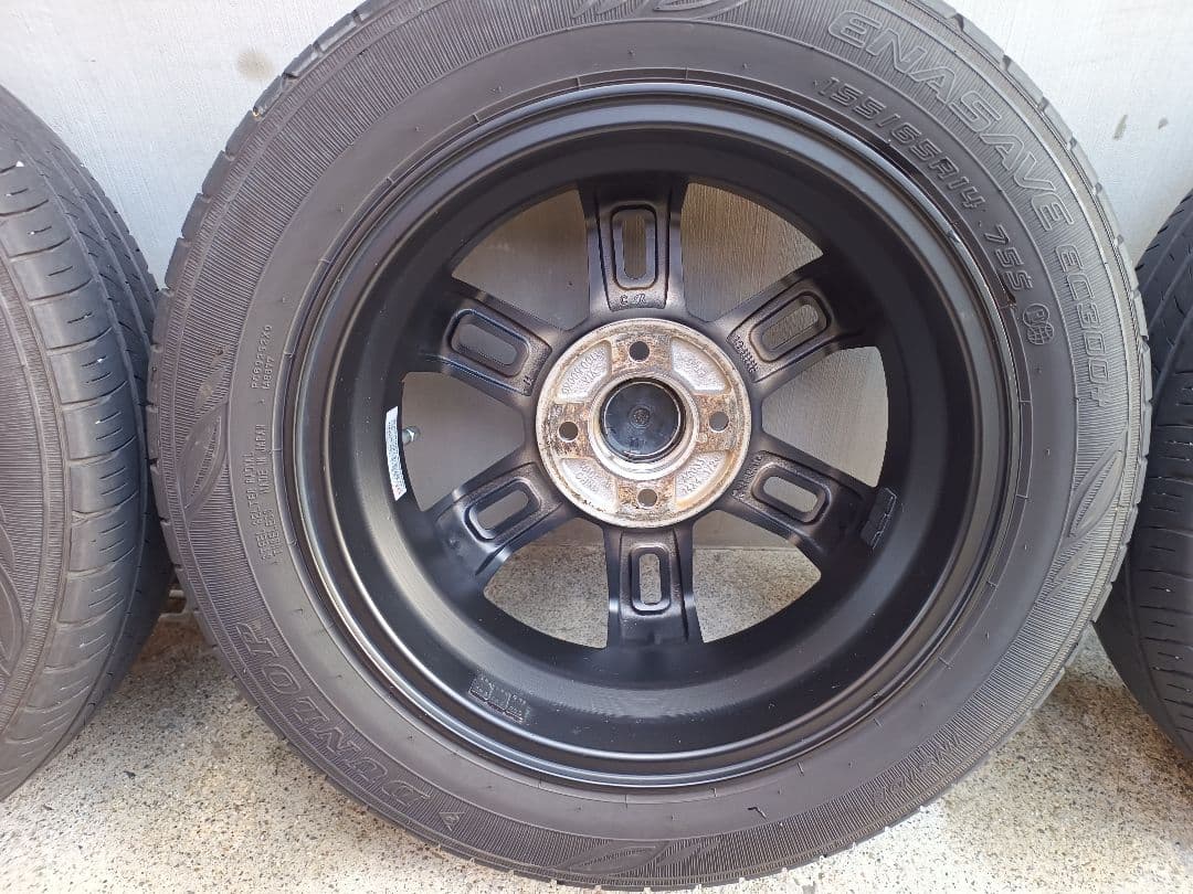 B-MUD Z14インチホイールタイヤセット DUNLOP EC300＋