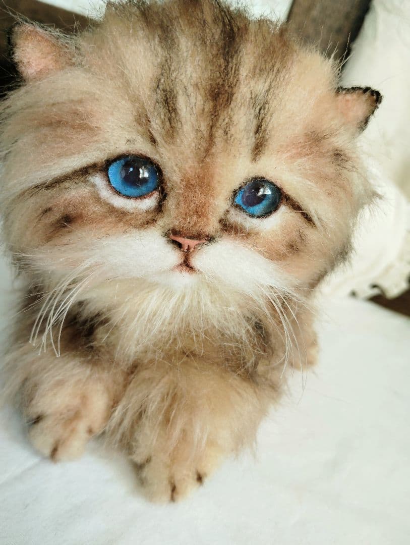 短足よちよちあんよ♡ミヌエット子猫ちゃん♡アートドール♡ぬいぐるみ♡