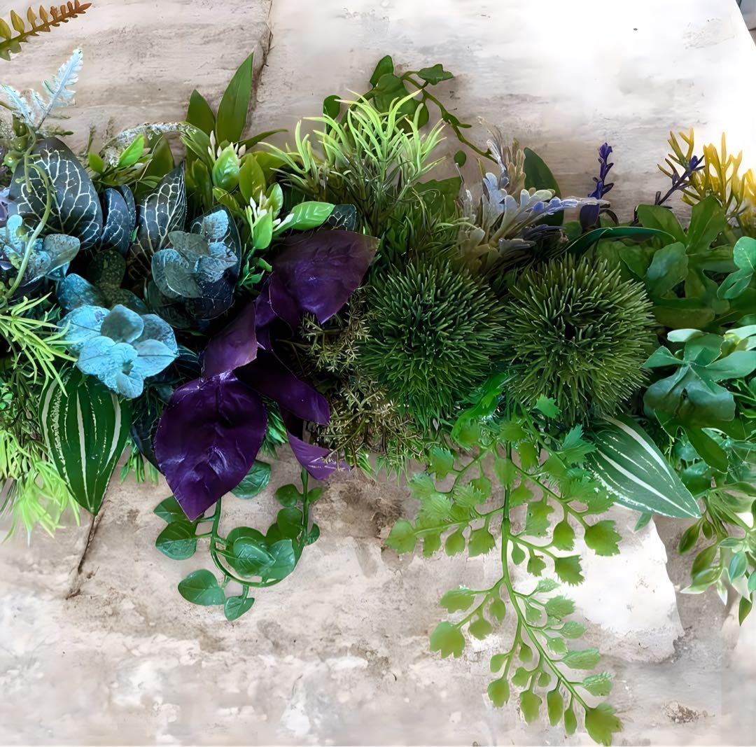 光触媒　人工観葉植物　ウォールグリーン　フェイクグリーン　壁掛け11040