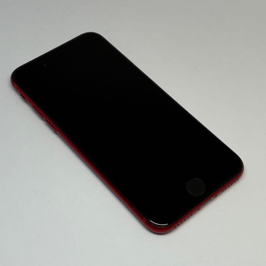 M37【電池新品100％表示】iPhone SE3 64GB レッド