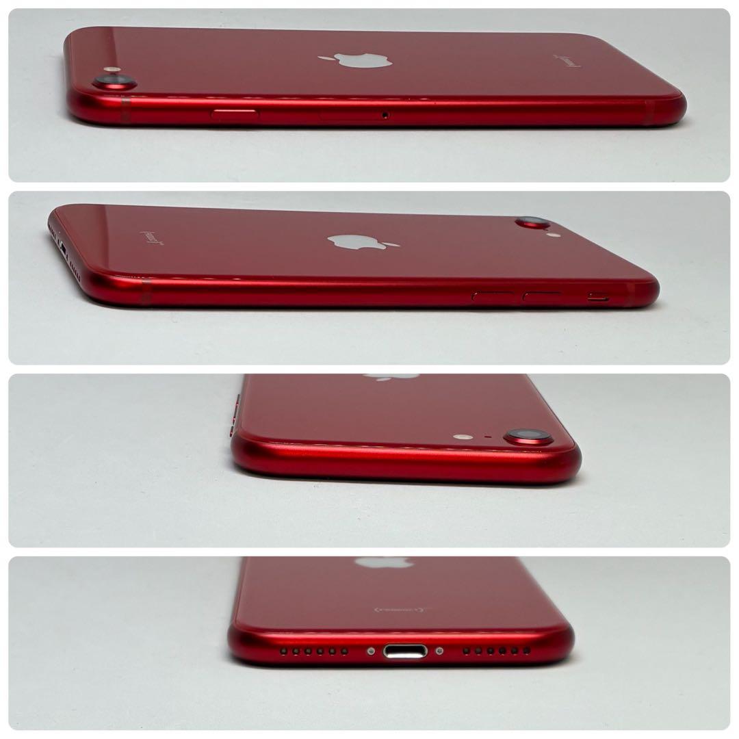 M37【電池新品100％表示】iPhone SE3 64GB レッド