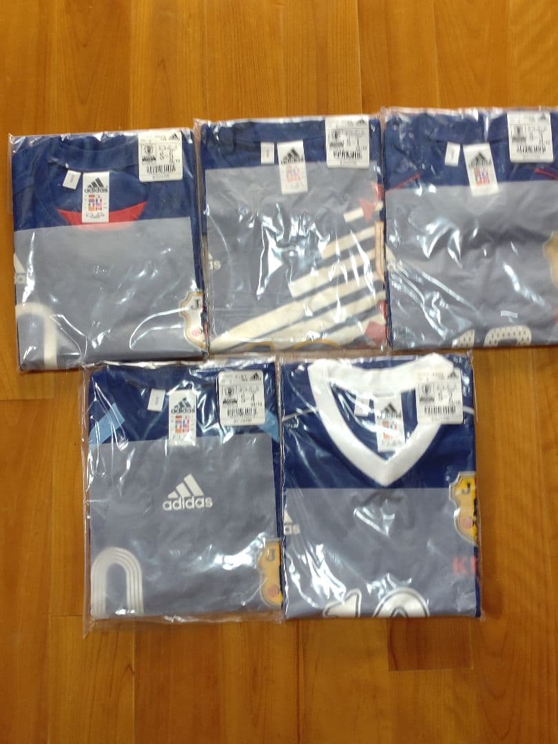 当選品○KIRINサッカー日本代表 歴代ユニT5枚セット adidas ○非売品