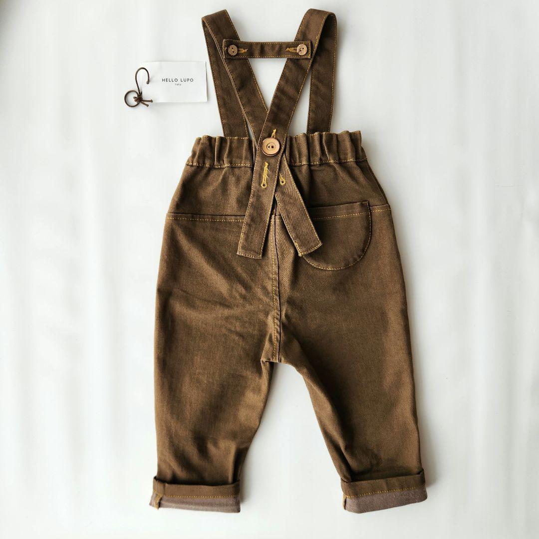 ボトムス hello lupo brown denim pants 18-24m