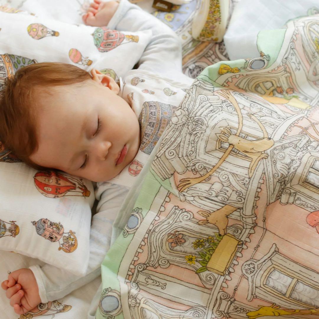 【新品未使用】アトリエシュー　モンソーマンション おくるみ毛布