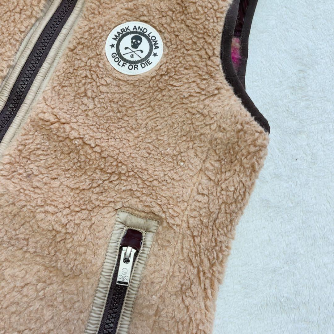 新品タグ付　マークアンドロナ　セットアップ　リバーシブル　ダウンベスト　パンツ