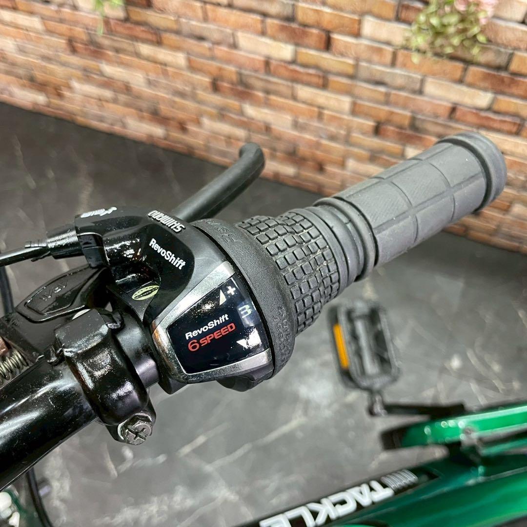 【105】子供用自転車 子供車 TACKLE BOY グリーン 24インチ