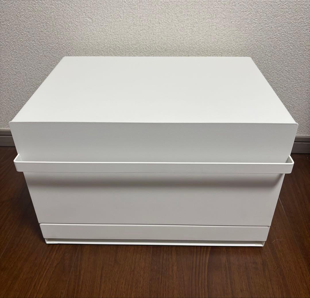 山崎実業 ブレッドケース 引き出し型2段 タワー tower ホワイト