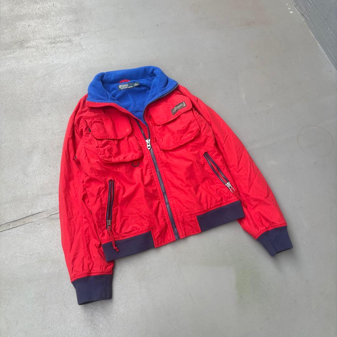 polo by Ralph Lauren 裏フリース　ナイロンジャケット 名作