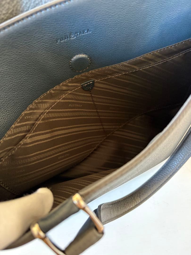 【新品】フジタカ　ビジネスバッグ グレー