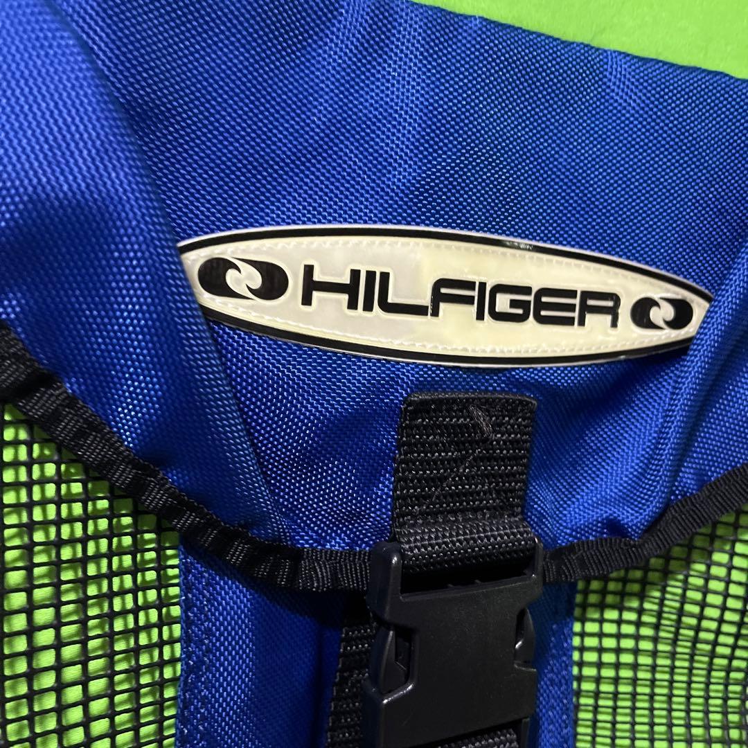 90s   フィッシングベスト グリーン/ネイビー　L