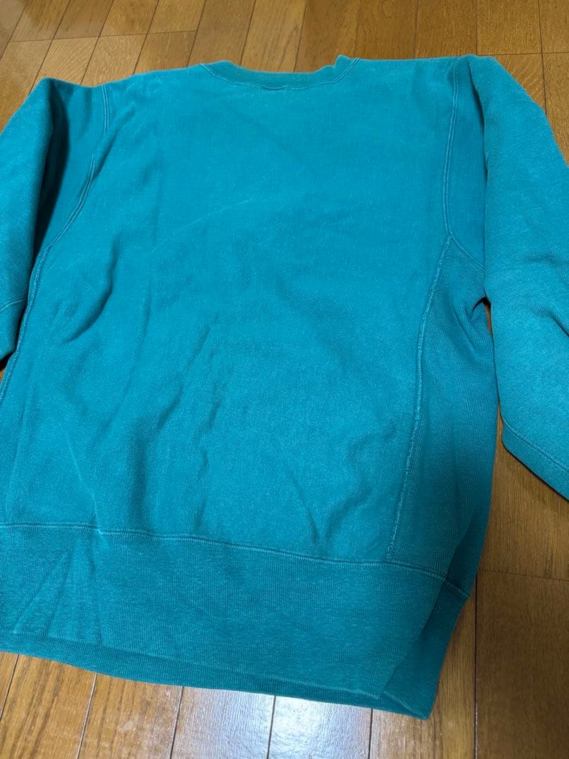 rererere　チャンピオン　リバースウィーブ 90s ターコイズブルー