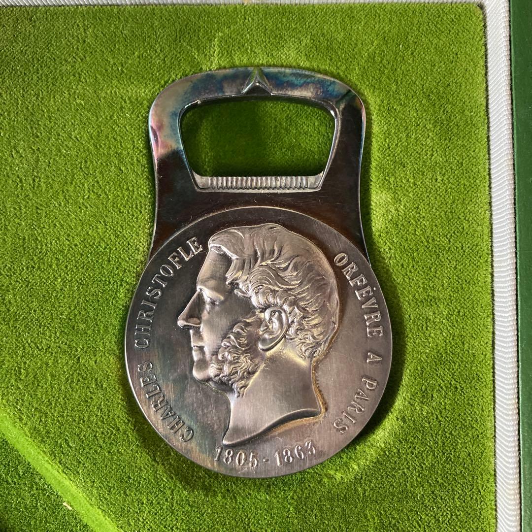 激レア　クリストフル　NAPOLEON　ペーパーナイフ　トレイ　栓抜き　銀仕上