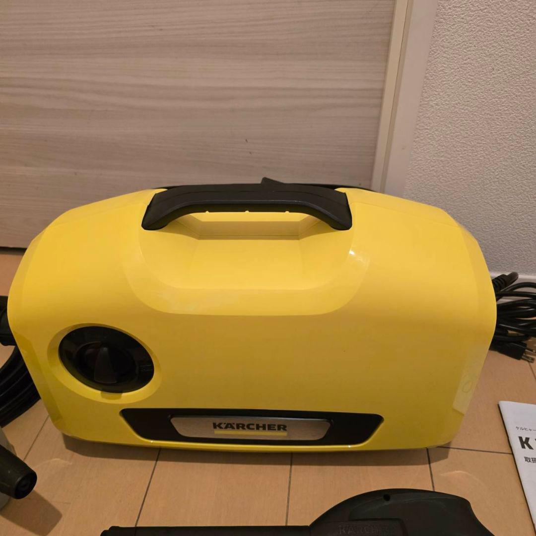 ケルヒャー 高圧洗浄機 K2 サイレント美品。ほぼ新品です。