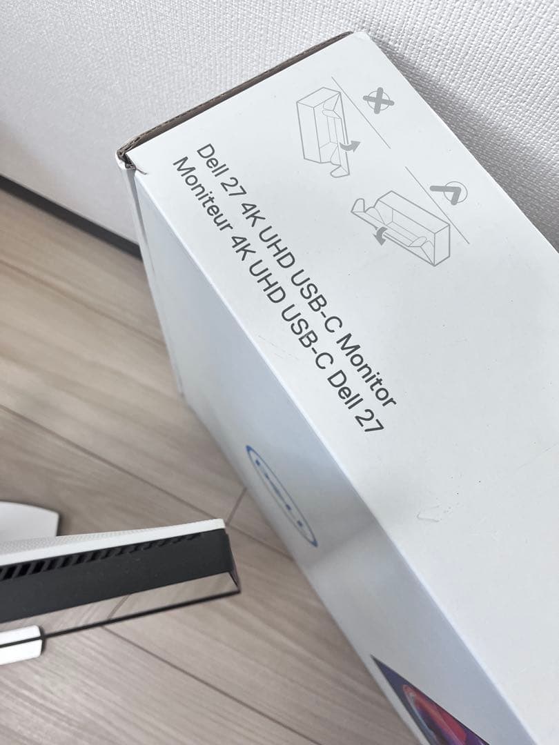 【美品・箱あり】Dell S2722QC 27インチ 4K モニター USB-C