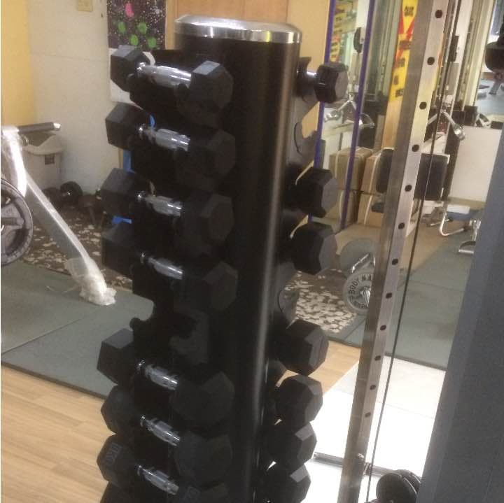 ラバーヘックスダンベル  1kg〜10kg