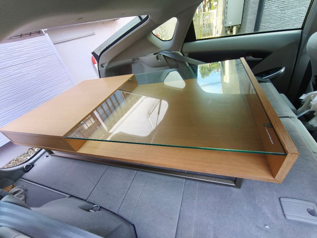【直接渡しのみ可能】natuzzi　コーヒーテーブル ガラス天板