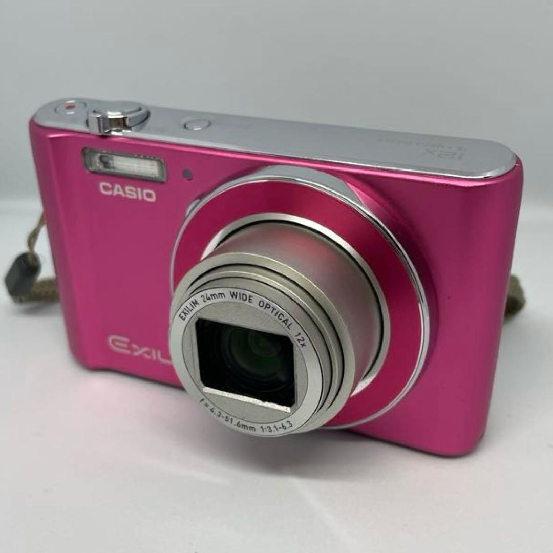 【美品】カシオ CASIO EXILIM EX-ZS190 ピンク