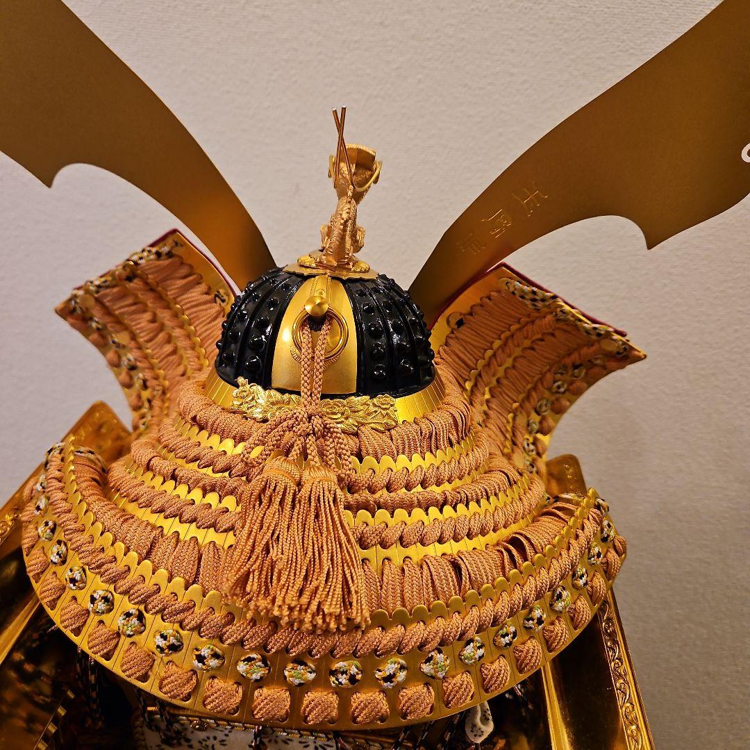 吉徳監製　鎧兜兜　玉鳳作　緋絲織之大鎧