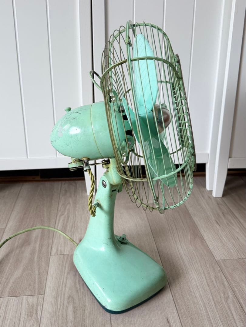 MITSUBISHI 三菱扇風機　３枚羽　動作確認済　ビンテージ　DM-12HC