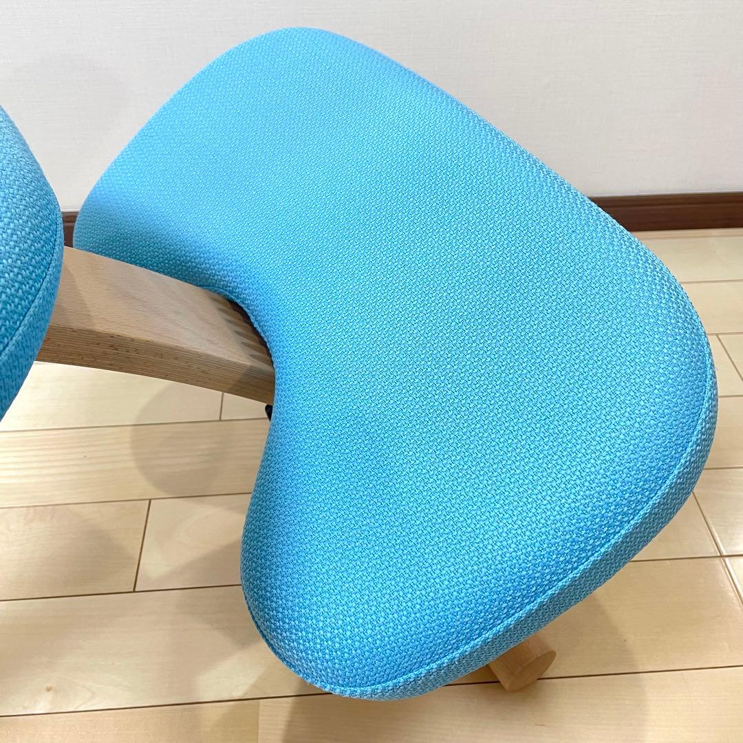 バランスラボ バランスチェア バランスイージー ライトブルー 中古美品