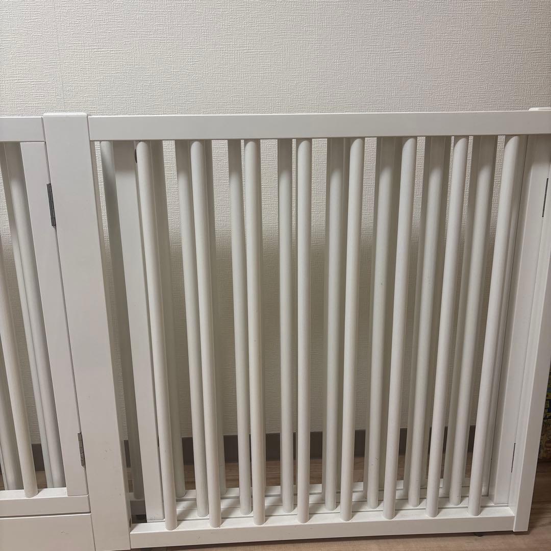 ※処分予定 木製ワンタッチ ペットサークル 扉付き LLサイズ 65.5cm