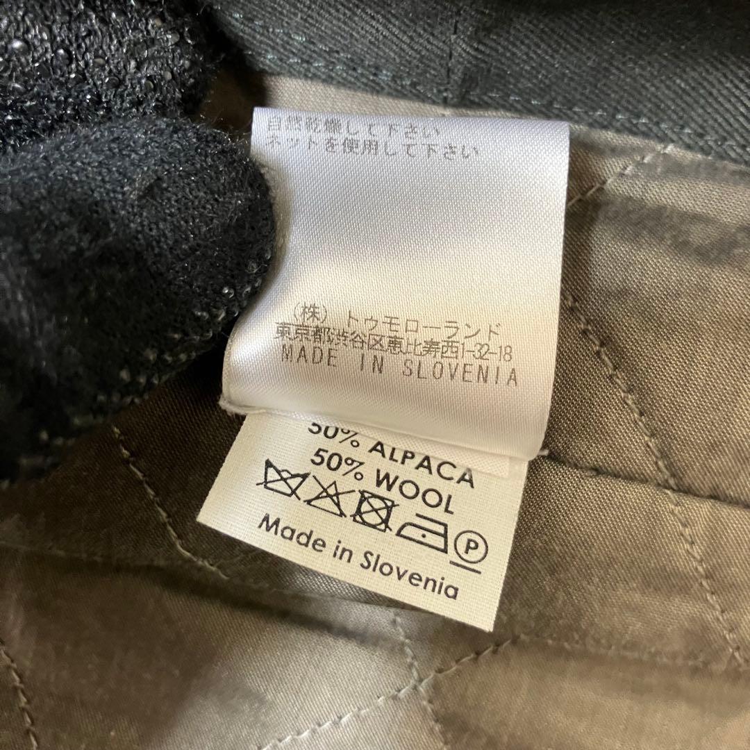 美品✨ドリスヴァンノッテン ウール チェック ピーコート 裏地キルティング中綿