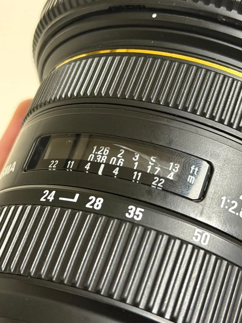 レンズ(ズーム) SIGMA 24-70mm F2.8 EX DG HSM