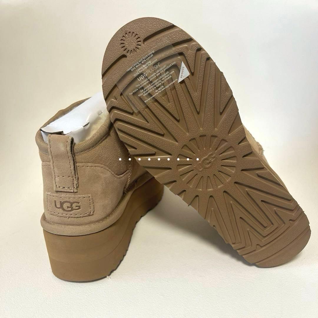 【新品未使用】UGG クラシック ウルトラミニプラットフォーム ブーツ