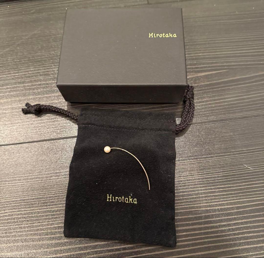 モモ【送料無料】Hirotaka ヒロタカ　パール アローピアス