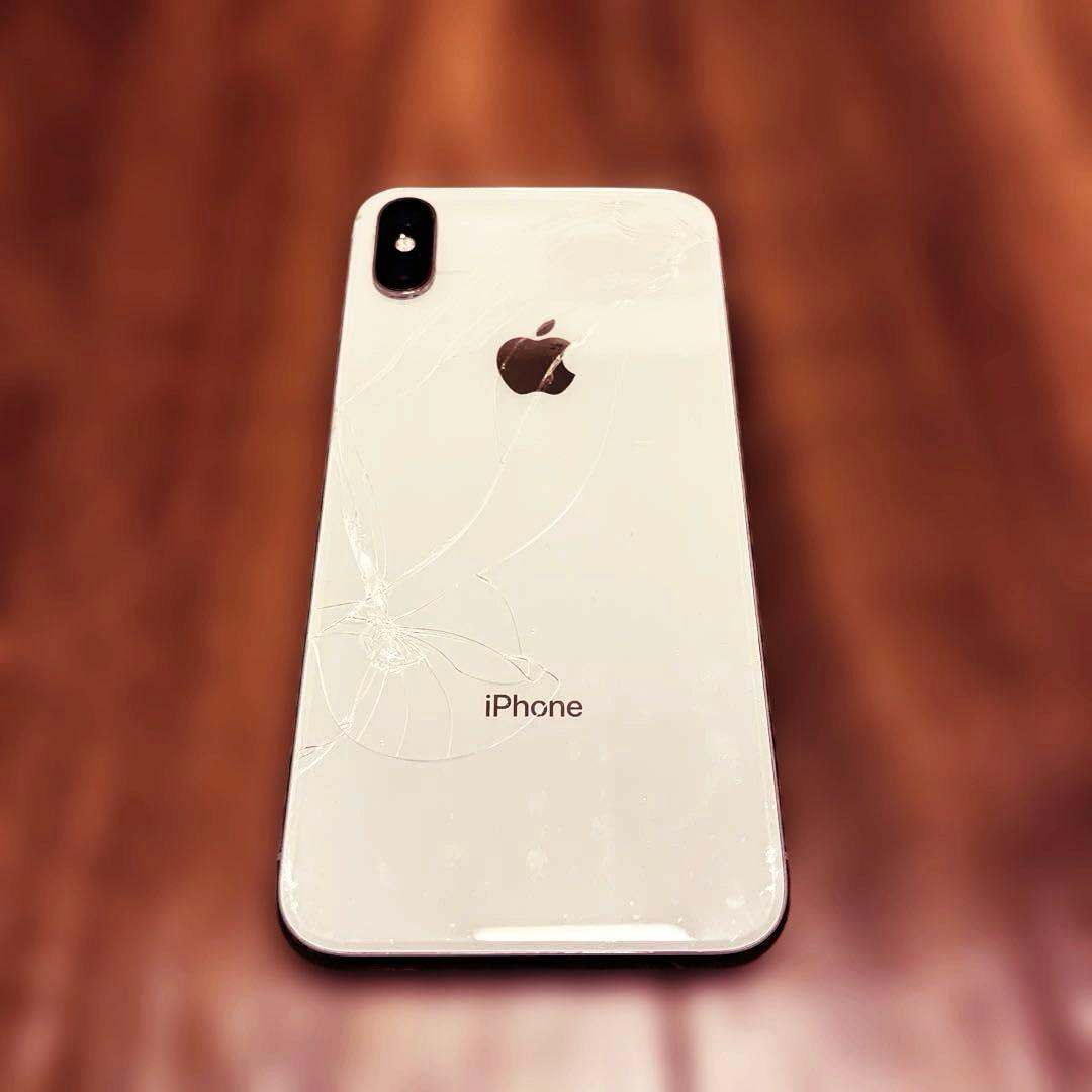 Apple iPhoneX 256GB シルバー simロックあり