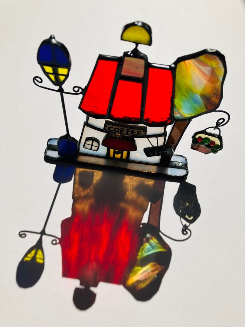 ステンドグラス　cafe4点