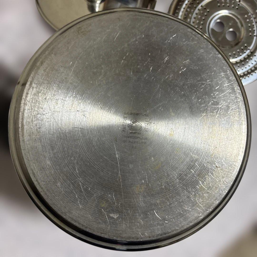 LAGOSTINA18/10圧力鍋ラゴスティーナ 圧力鍋 7Lイタリア製