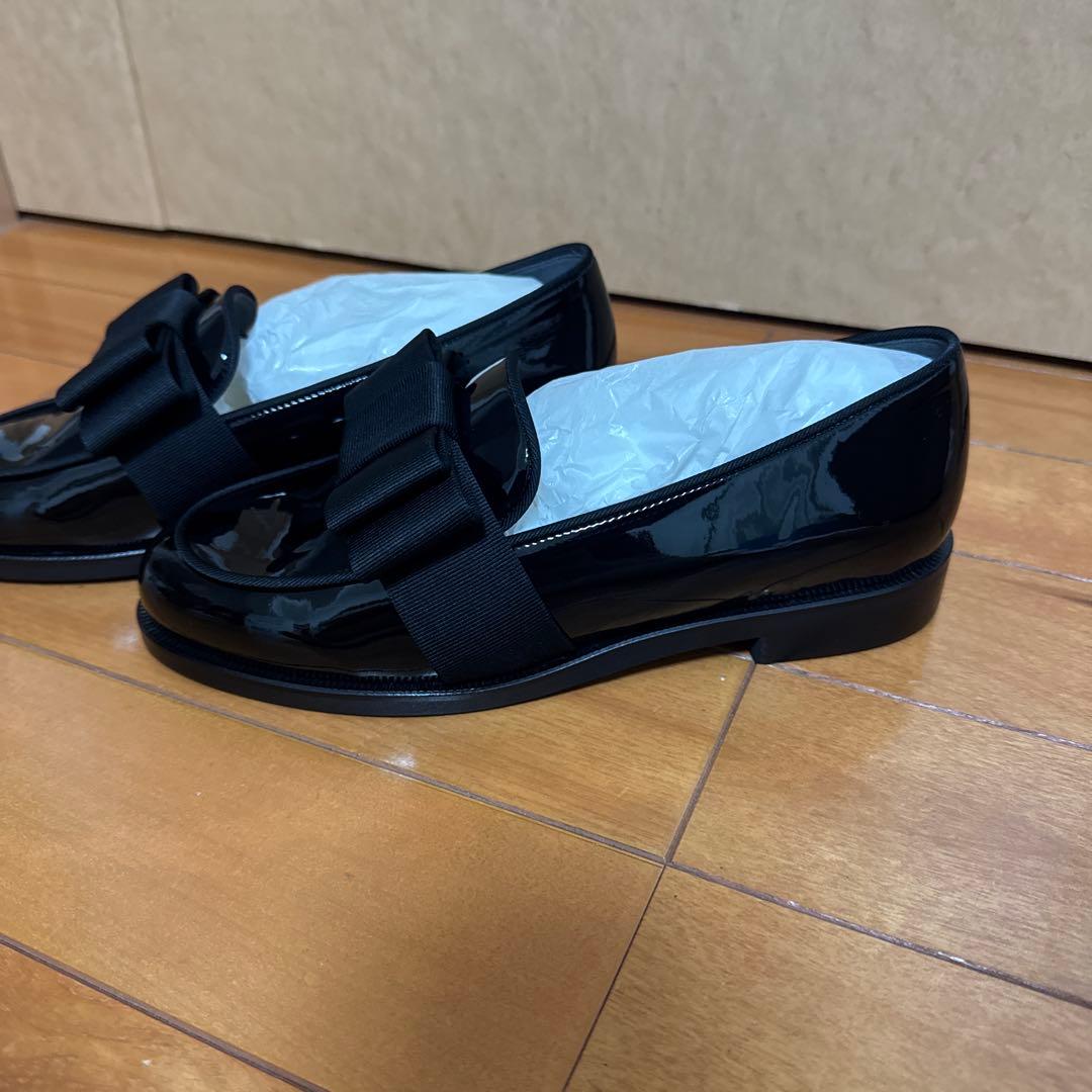 【新品】OHGA エナメルローファー　22cm