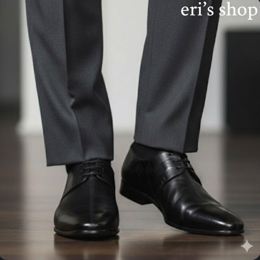 ルイヴィトン 5 1/2 25 ダミエ アンフィニ センターシーム ダービー