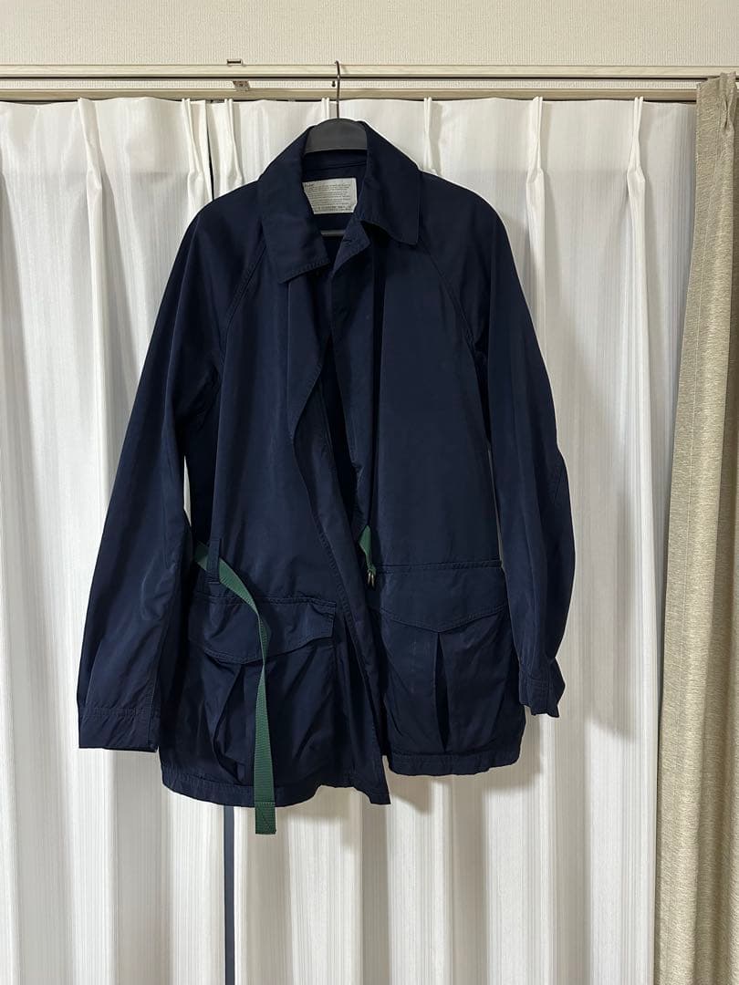 値下げ　kolor カラー　17ss Pe/Ny ツイルコート