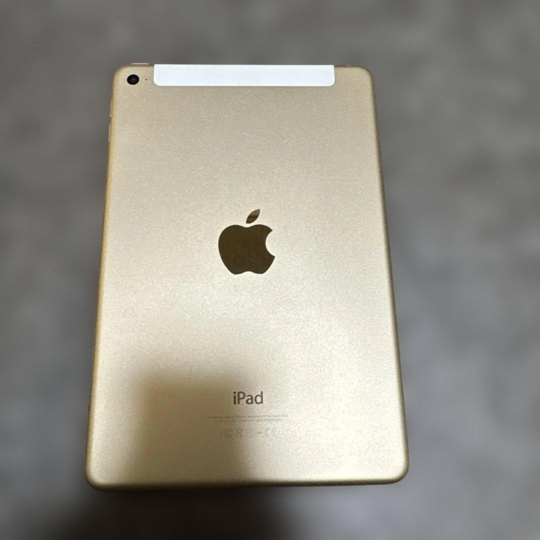 美品バッテリー良好　iPad mini4 第4世代 ゴールド cellular