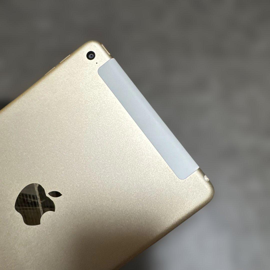 美品バッテリー良好　iPad mini4 第4世代 ゴールド cellular