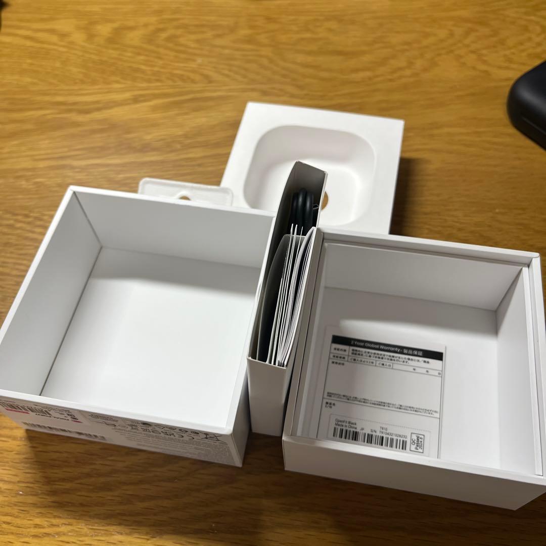 【保証1年弱】SHOKZ OPENFIT ワイヤレスイヤホン ブラック