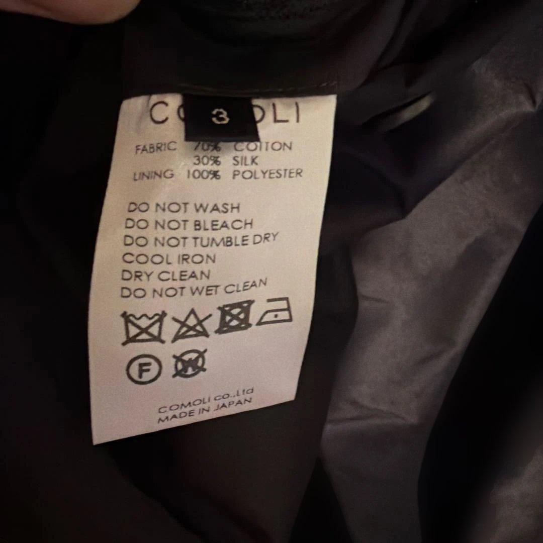 ovyovy COMOLI コットンシルクフッデーコート　サイズ3