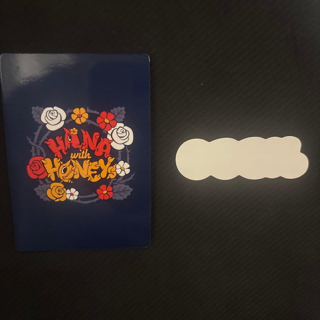 りりりHANA デビュー前　ステッカー　JISOO ファンミトレカ