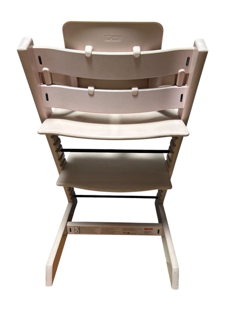 【美品・S/N5】ストッケ トリップトラップ V2ベビーセット付 ペールピンク