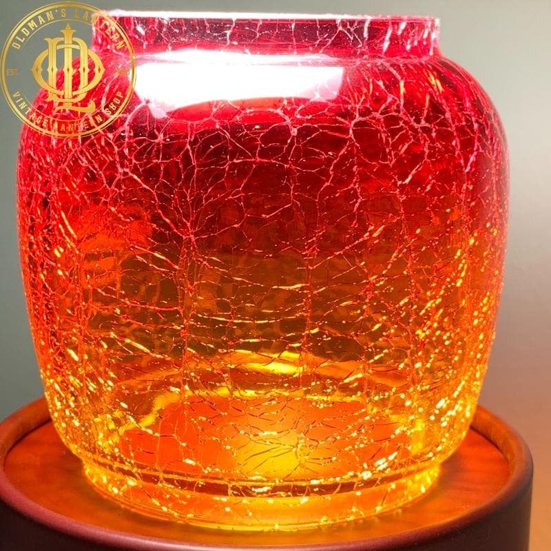 【限定】クラックグラス イエロー/アンバー/レッド Feuerhand ホヤ
