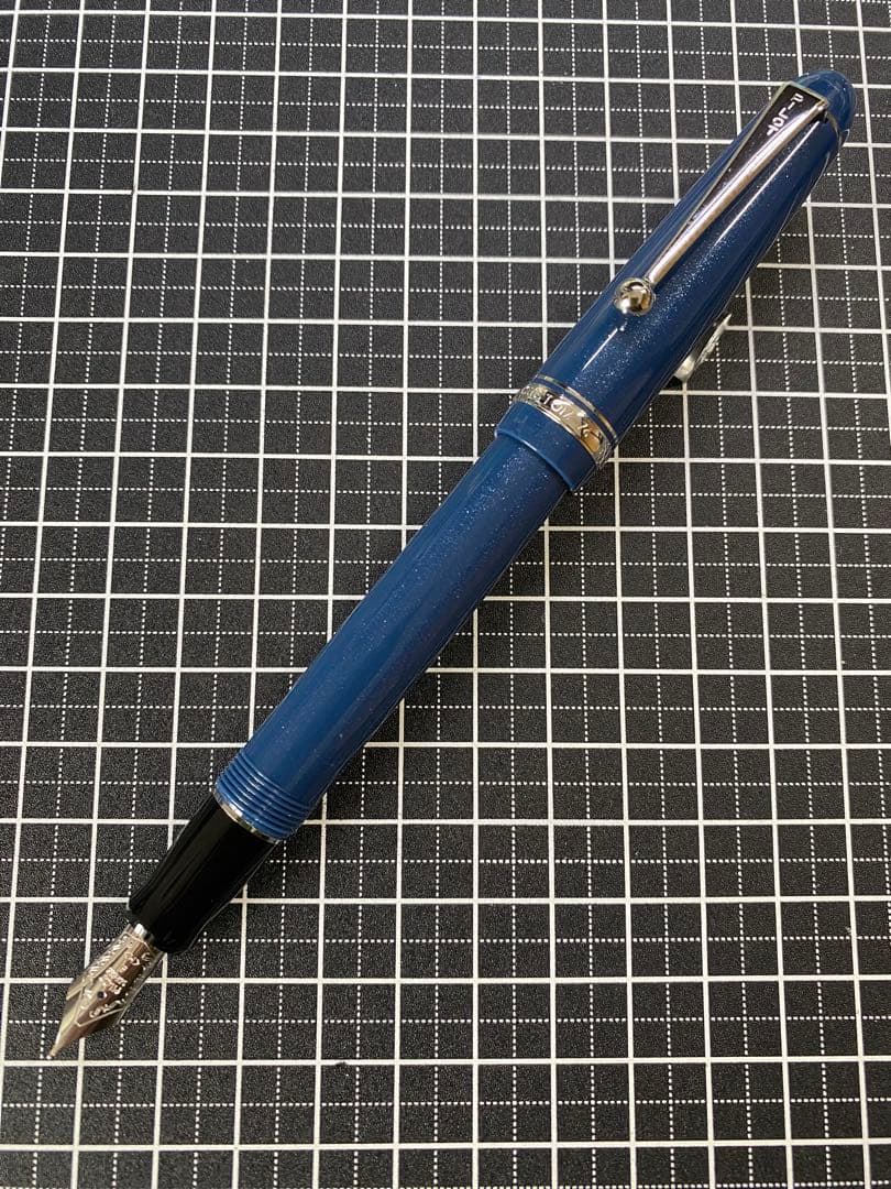 PILOT CUSTOM74 lic-blue 万年筆　字幅M