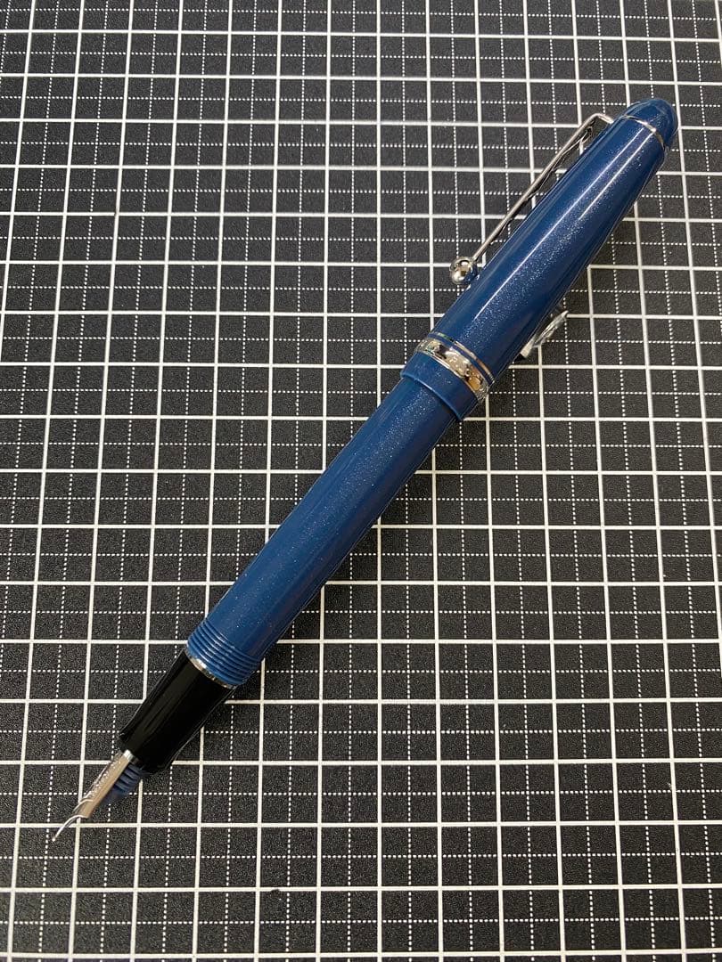 PILOT CUSTOM74 lic-blue 万年筆　字幅M