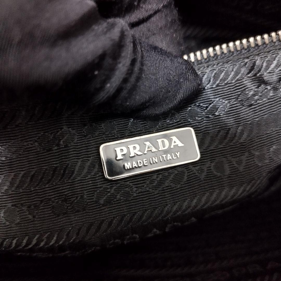 美品☆　プラダ　サイドロゴプレート　ビジネスバッグ　ブリーフケース　オールレザー