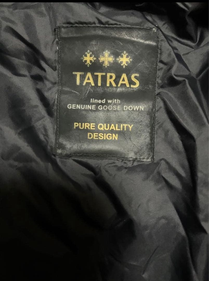 TATRASタトラス 3WAY モッズコート インナーダウン付 黒 レディース