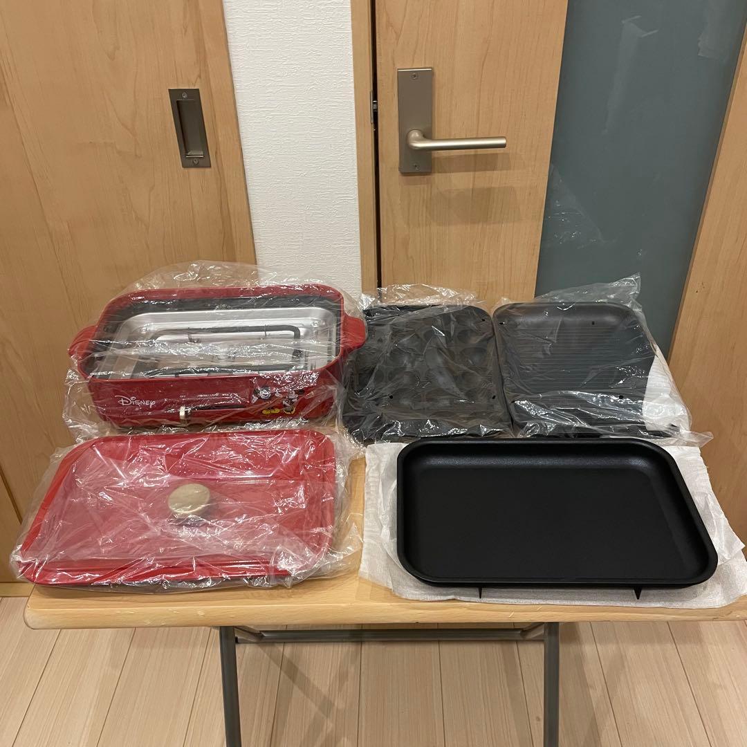 未使用品 BRUNO コンパクトホットプレート ディズニーコラボ 付属品多数