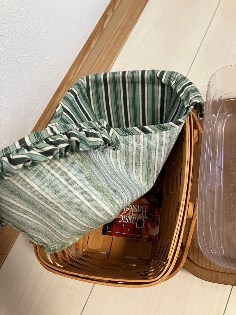 Longaberger ロンガバーガー　ロンガーバーガー　バスケット　木蓋