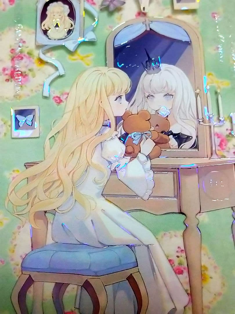 ✩再販✩J819＃镜幻序曲(贝壳光)刺猬家切り売り海外人物マステ女の子