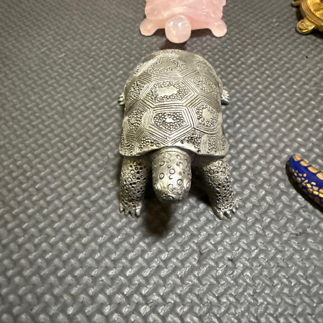 縁起物　亀　置物　骨董品　アンティーク